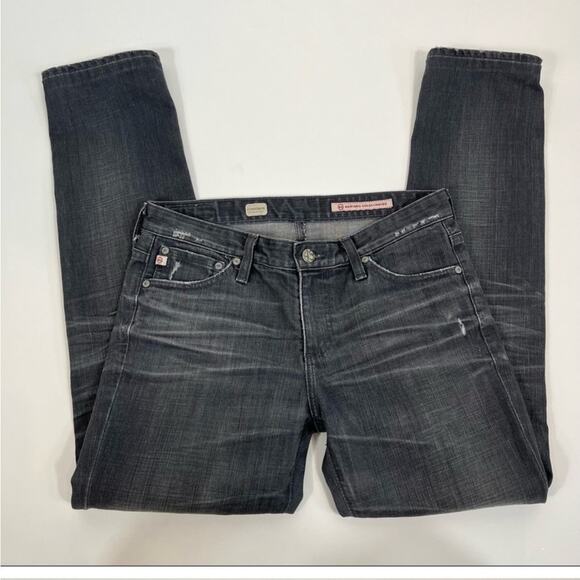 AG Adriano Goldschmidt premiere skinny jeans in black - Picture 1 of 5
